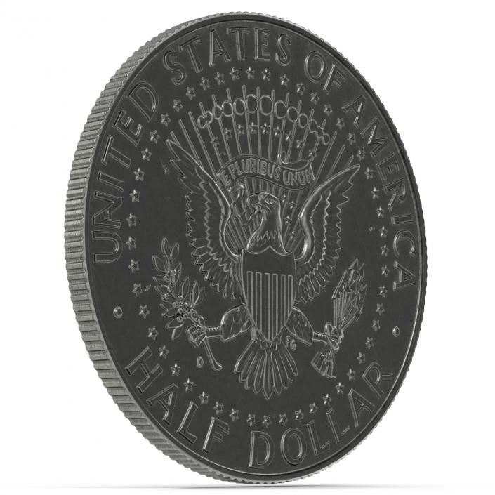 US Half Dollar 3D model