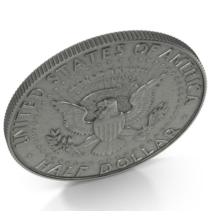 US Half Dollar 3D model