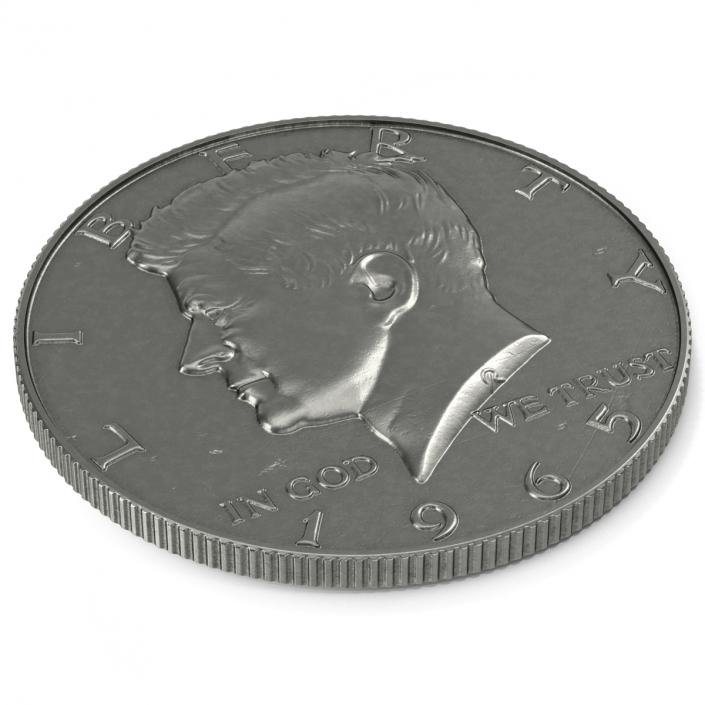 US Half Dollar 3D model