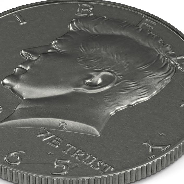 US Half Dollar 3D model