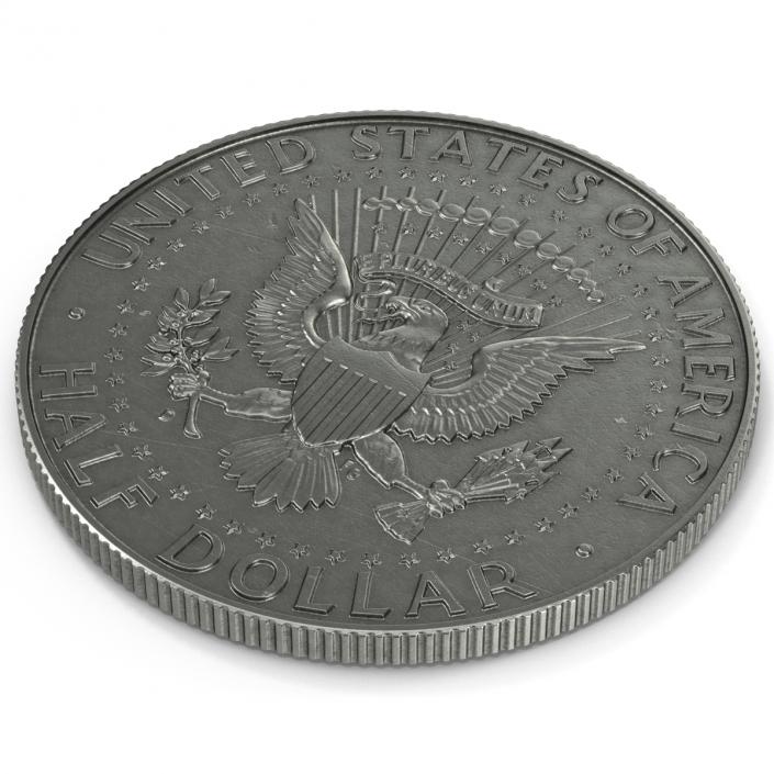 US Half Dollar 3D model