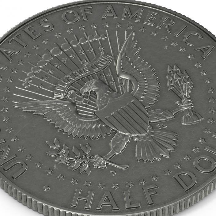 US Half Dollar 3D model