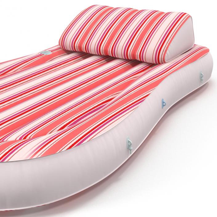 Inflatable Air Mattress 4 Red 3D model