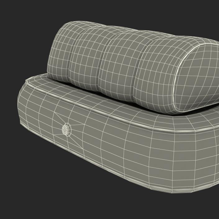 Inflatable Air Mattress 4 Red 3D model