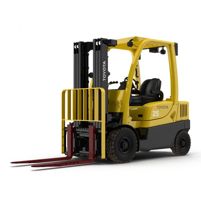 Forklift Toyota Rigged 3D