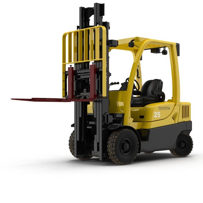 Forklift Toyota Rigged 3D