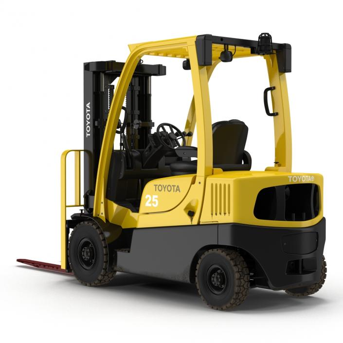 Forklift Toyota Rigged 3D