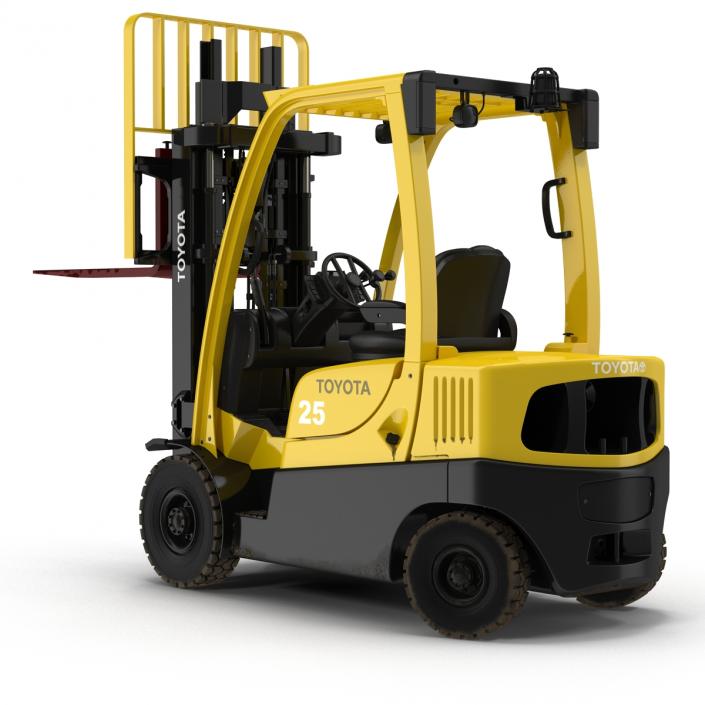 Forklift Toyota Rigged 3D