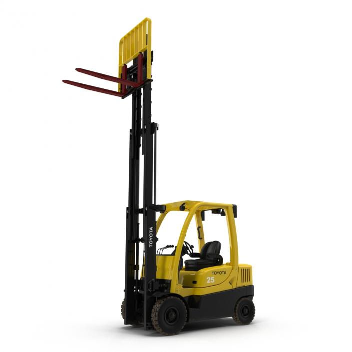 Forklift Toyota Rigged 3D