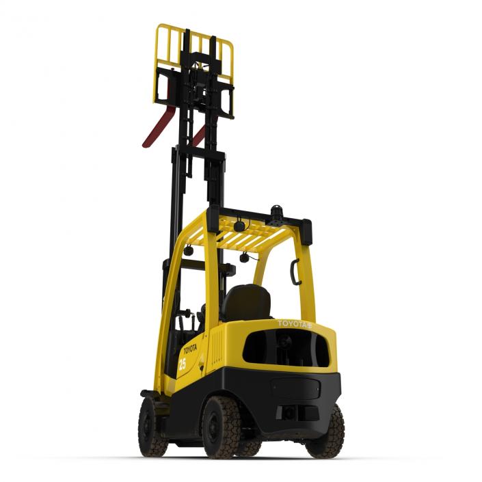 Forklift Toyota Rigged 3D