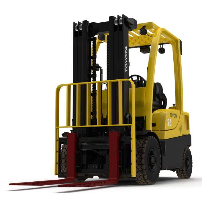 Forklift Toyota Rigged 3D