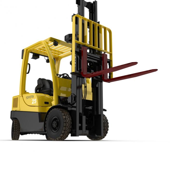 Forklift Toyota Rigged 3D