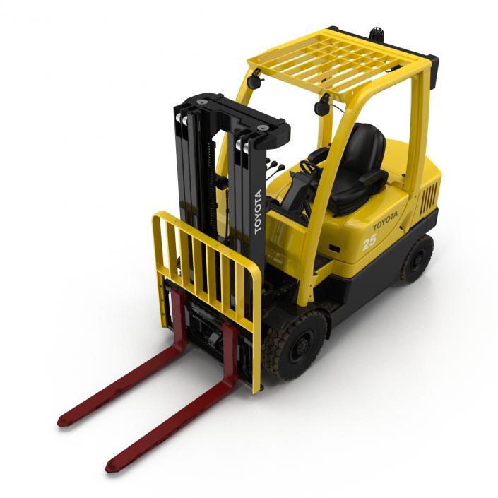 Forklift Toyota Rigged 3D