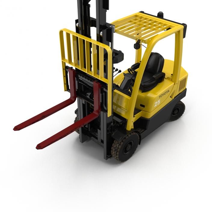 Forklift Toyota Rigged 3D