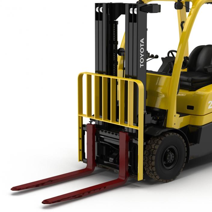 Forklift Toyota Rigged 3D