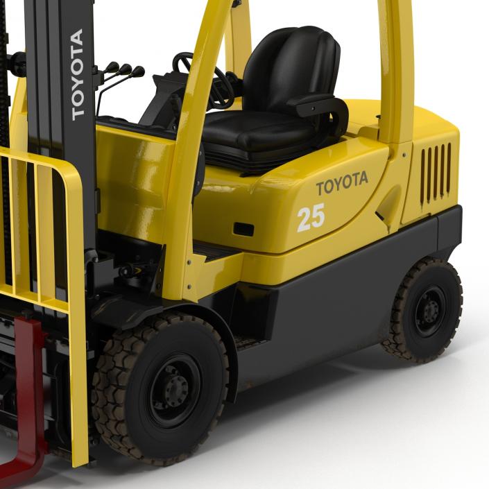 Forklift Toyota Rigged 3D