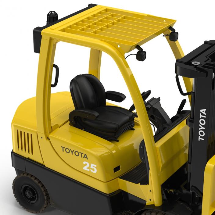 Forklift Toyota Rigged 3D