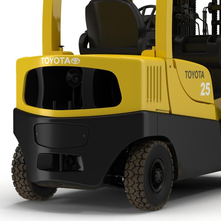 Forklift Toyota Rigged 3D