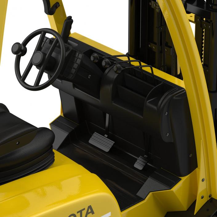 Forklift Toyota Rigged 3D