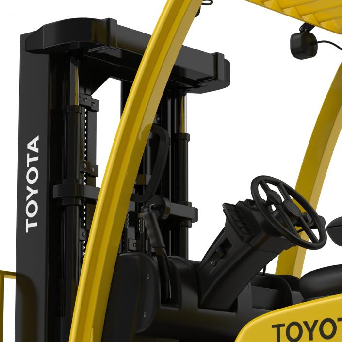 Forklift Toyota Rigged 3D