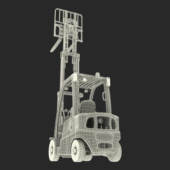 Forklift Toyota Rigged 3D