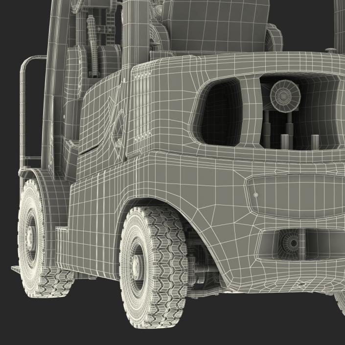 Forklift Toyota Rigged 3D