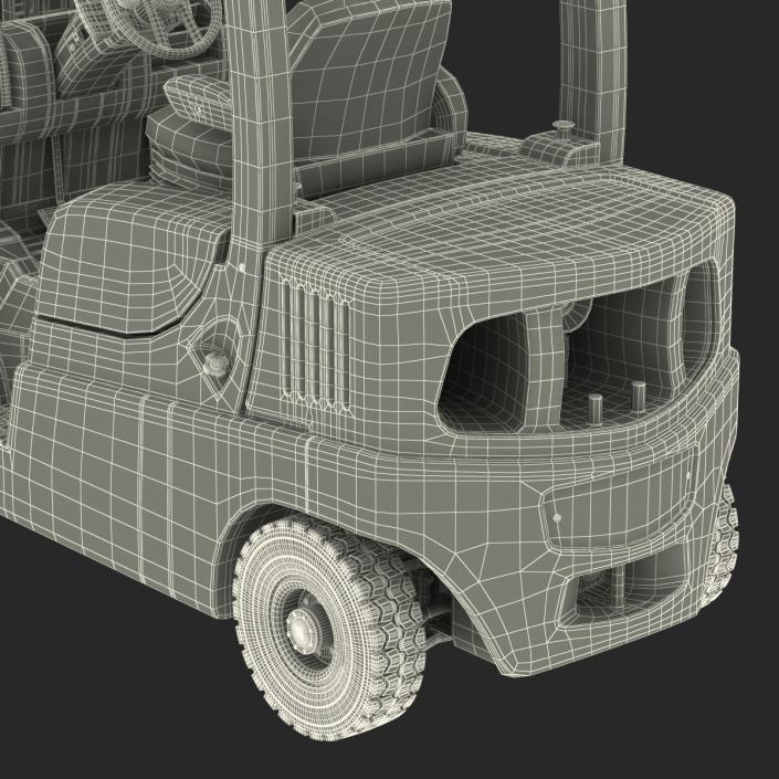 Forklift Toyota Rigged 3D