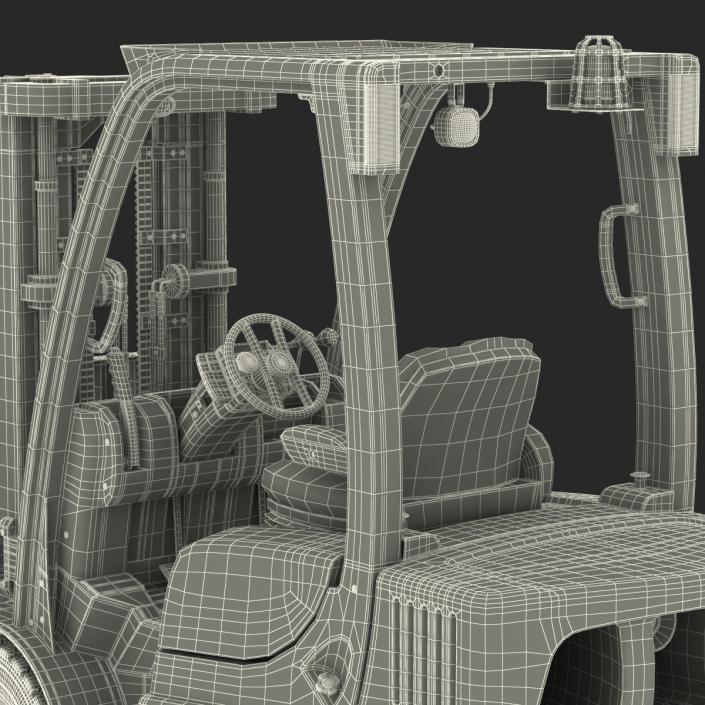 Forklift Toyota Rigged 3D