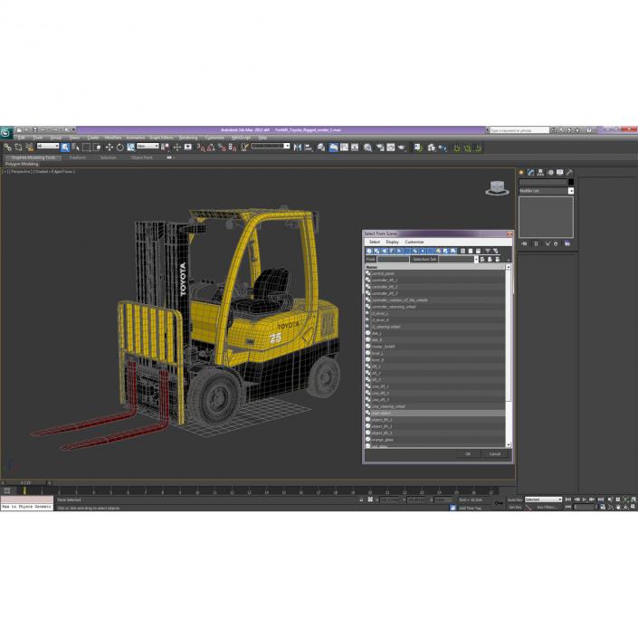 3D model Forklift Toyota