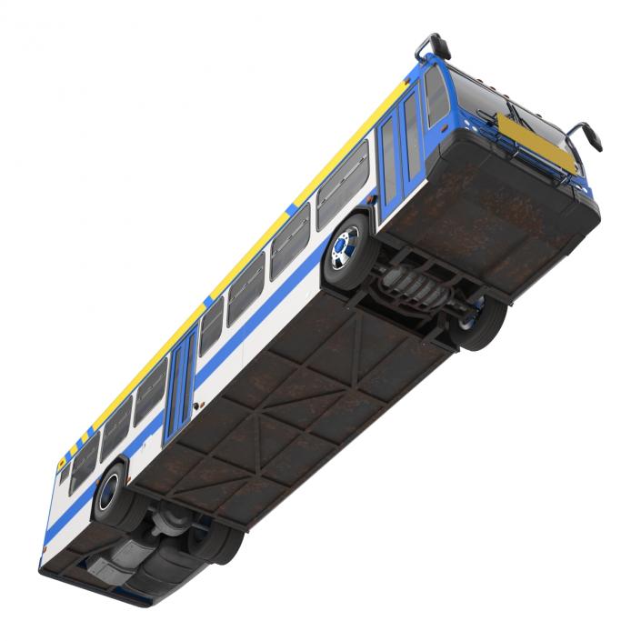 Bus Metro Transit Rigged 3D model