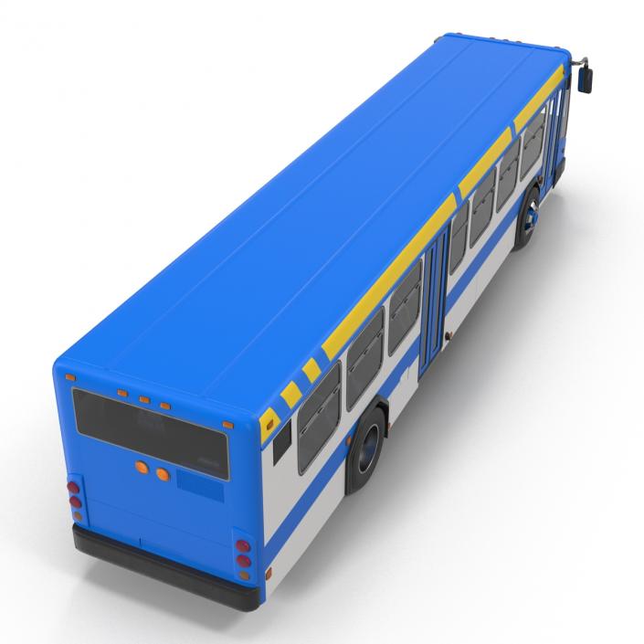 Bus Metro Transit Rigged 3D model