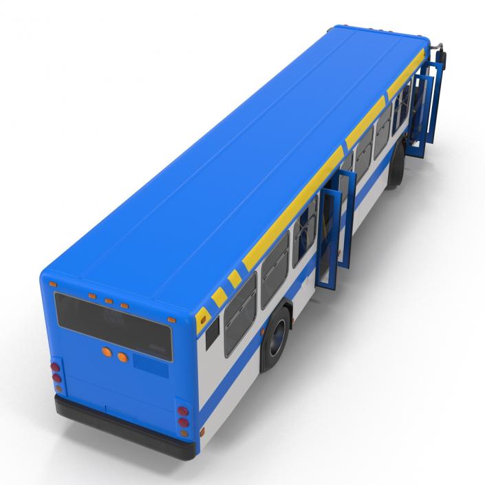 Bus Metro Transit Rigged 3D model