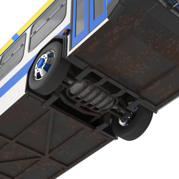 Bus Metro Transit Rigged 3D model