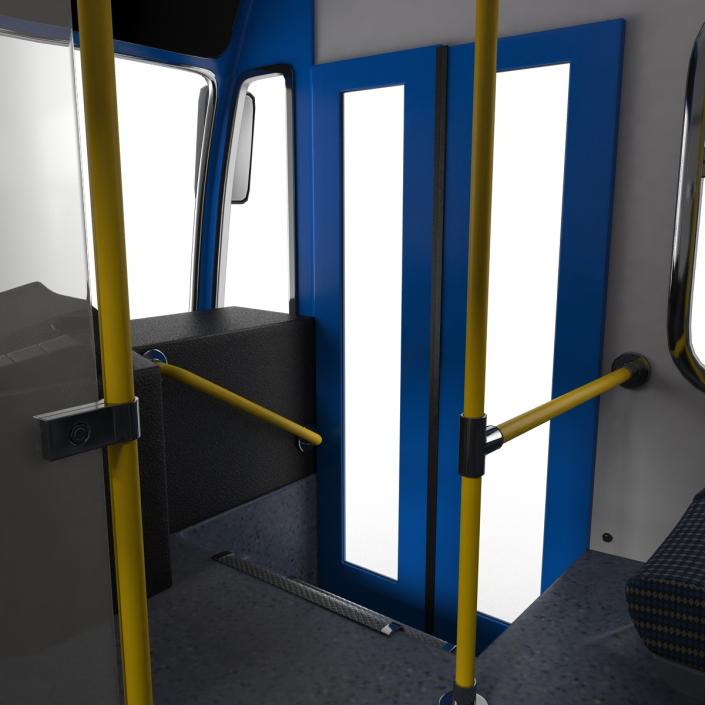 Bus Metro Transit Rigged 3D model