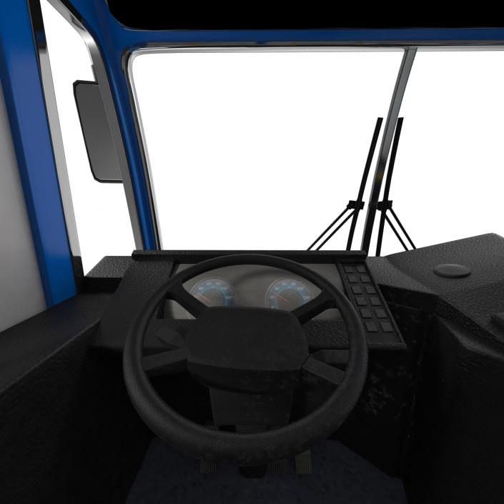 Bus Metro Transit Rigged 3D model