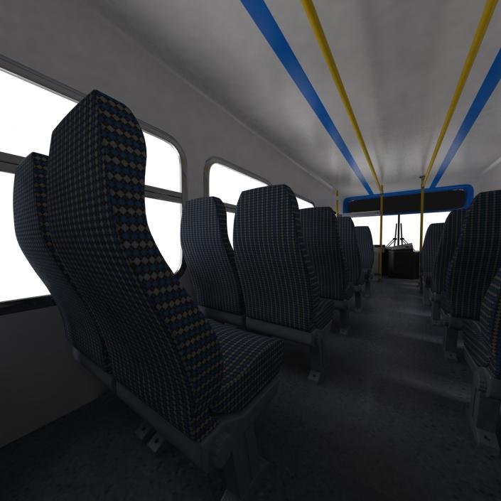 Bus Metro Transit Rigged 3D model