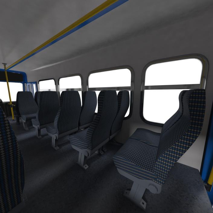 Bus Metro Transit Rigged 3D model