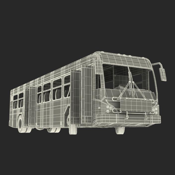 Bus Metro Transit Rigged 3D model