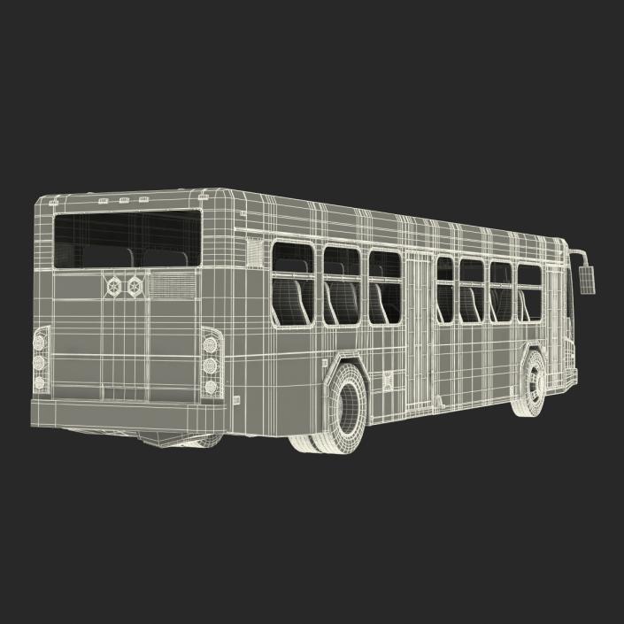 Bus Metro Transit Rigged 3D model