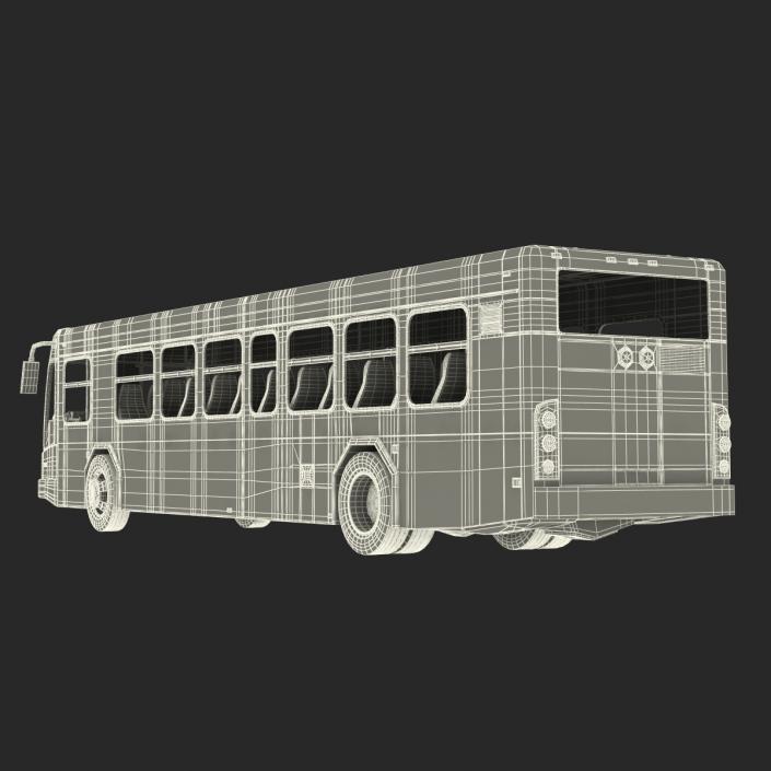 Bus Metro Transit Rigged 3D model