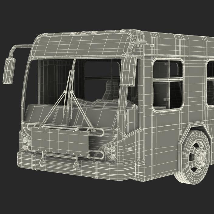 Bus Metro Transit Rigged 3D model