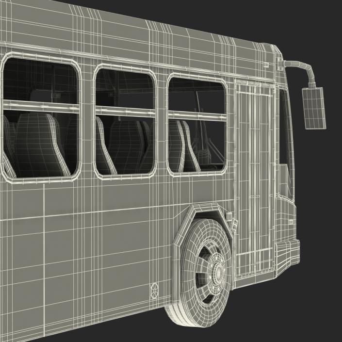 Bus Metro Transit Rigged 3D model