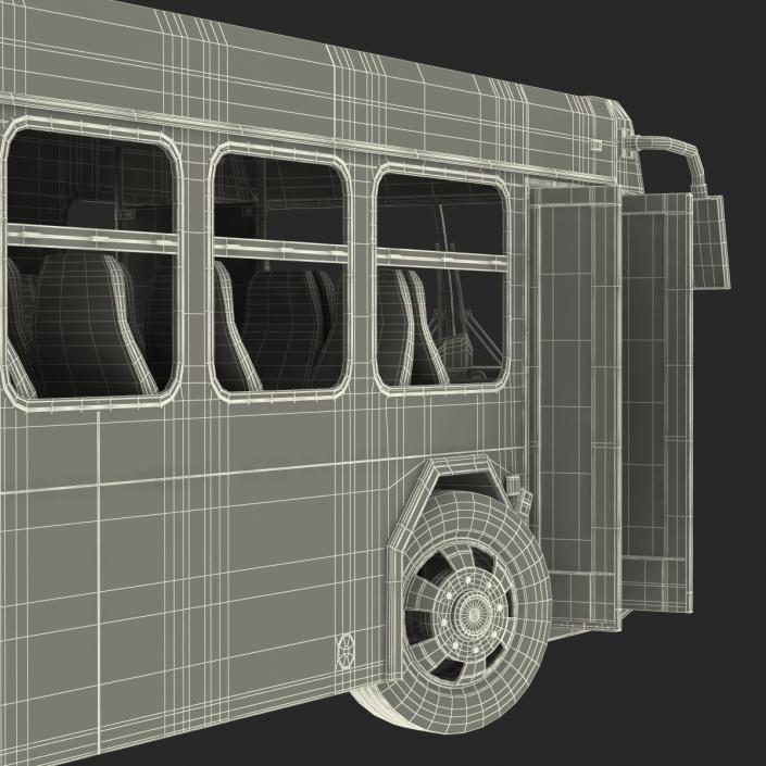 Bus Metro Transit Rigged 3D model