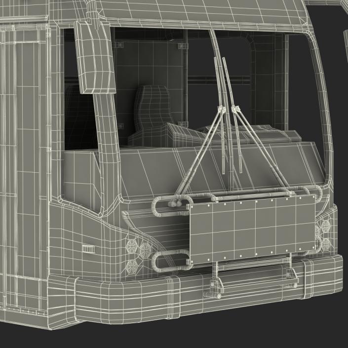 Bus Metro Transit Rigged 3D model