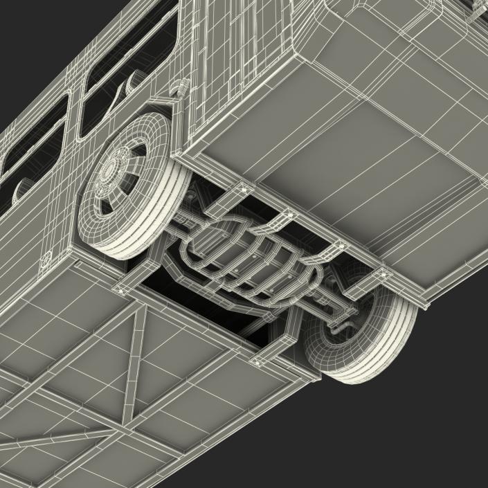 Bus Metro Transit Rigged 3D model