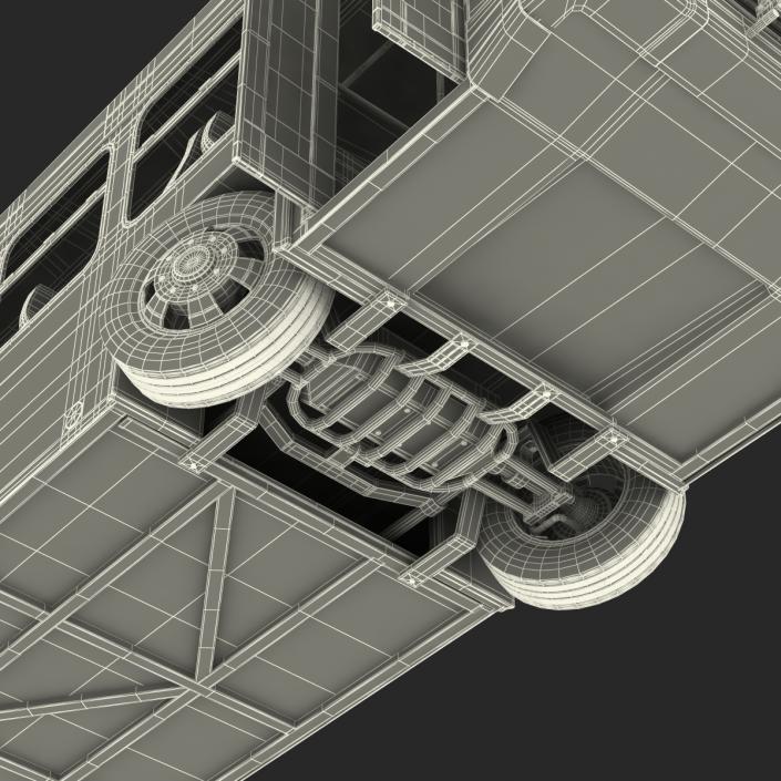 Bus Metro Transit Rigged 3D model