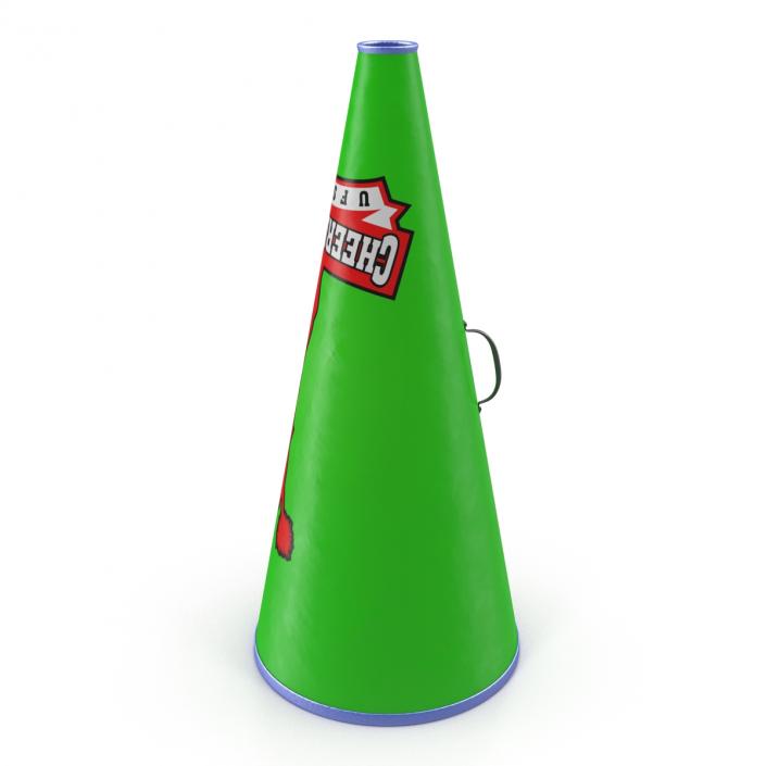 Cheerleader Megaphone Green 3D