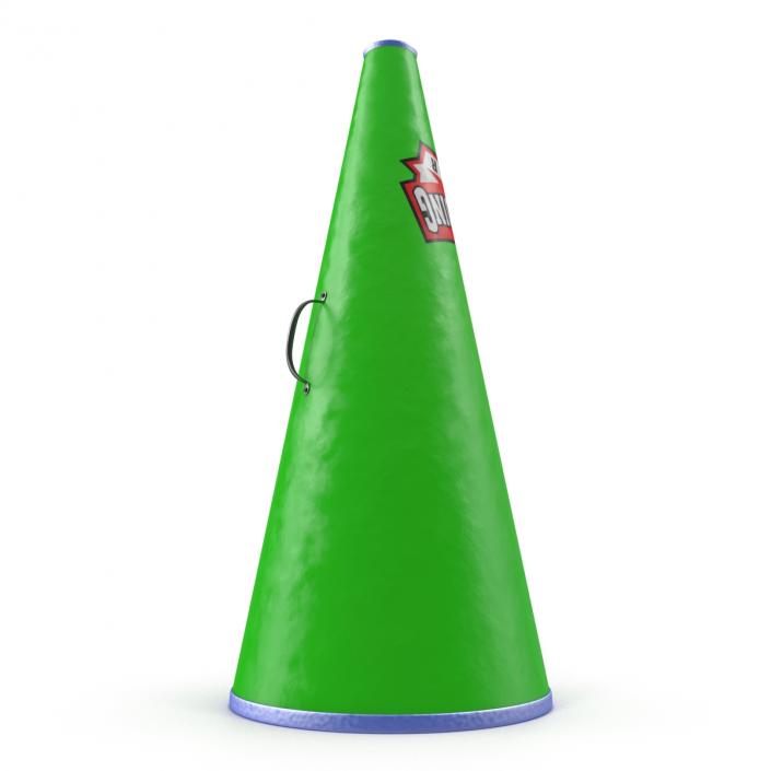 Cheerleader Megaphone Green 3D