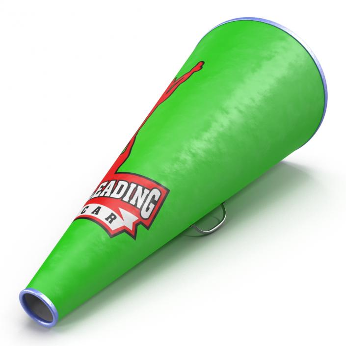 Cheerleader Megaphone Green 3D