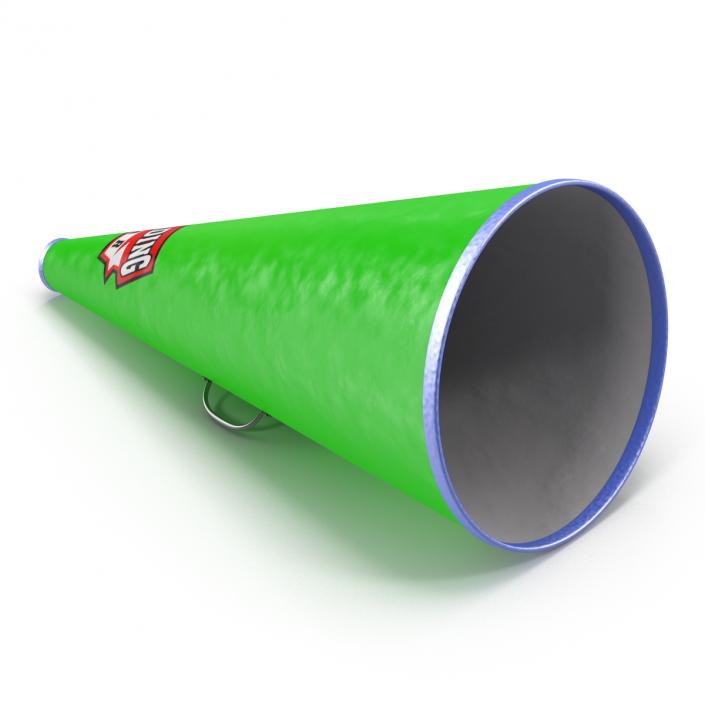 Cheerleader Megaphone Green 3D